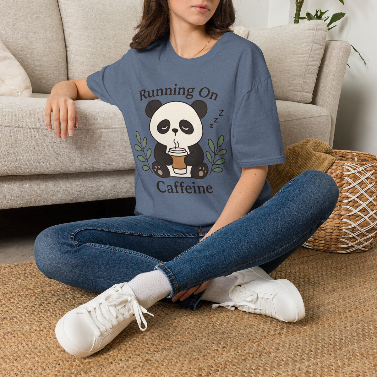 Cute Panda Coffee T-Shirt