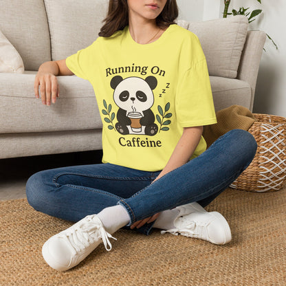 Cute Panda Coffee T-Shirt