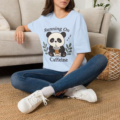 Cute Panda Coffee T-Shirt