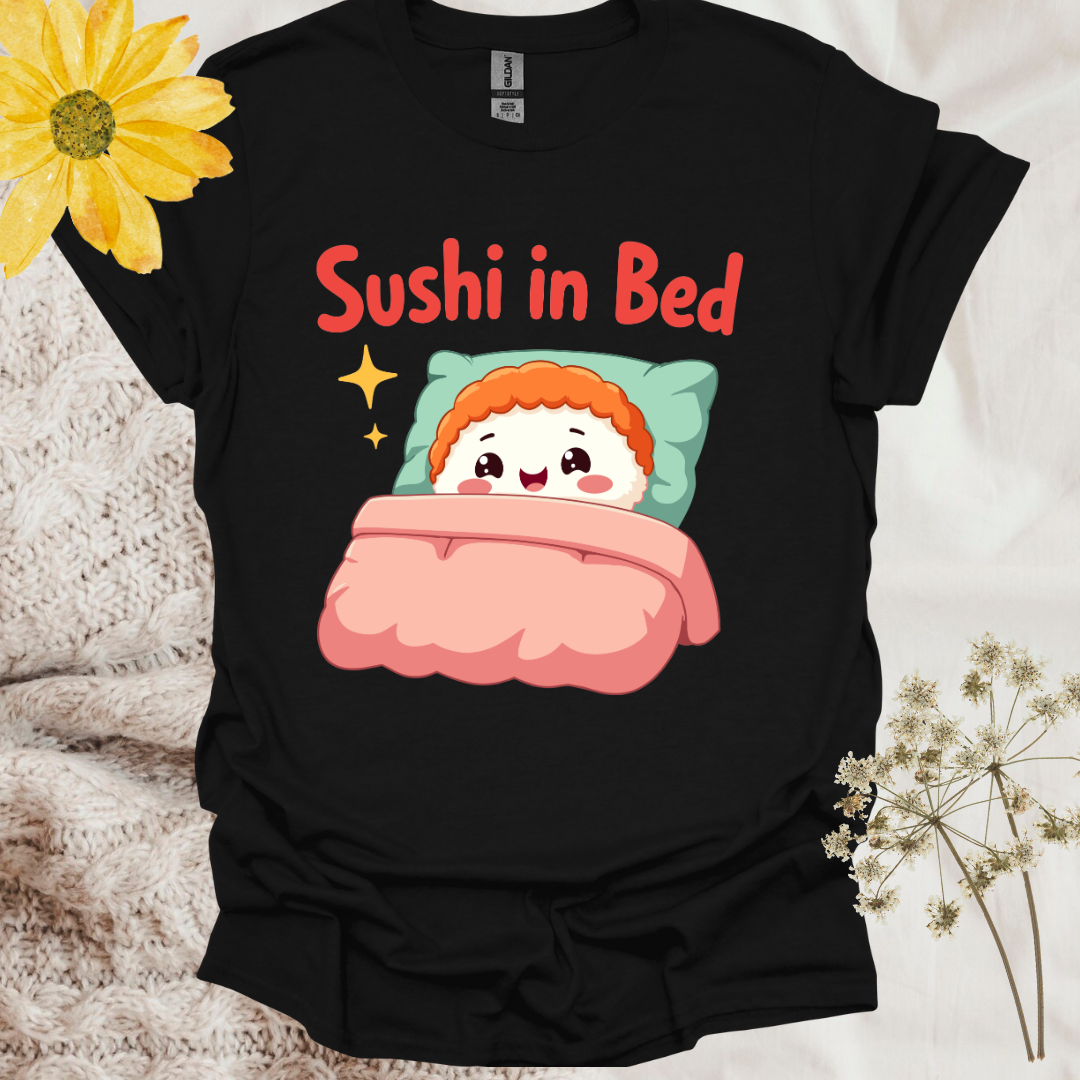 Kawaii Sushi In Bed T-Shirt
