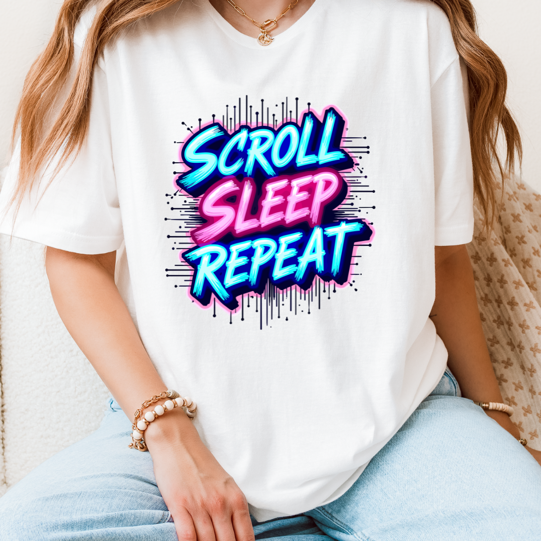 Scroll Sleep Repeat T-Shirt
