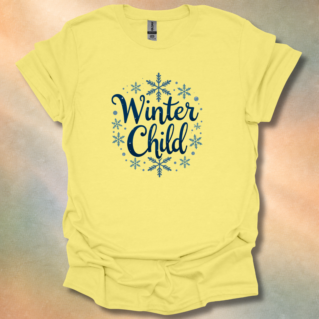 Cutesy Loving Winter Child T-Shirt