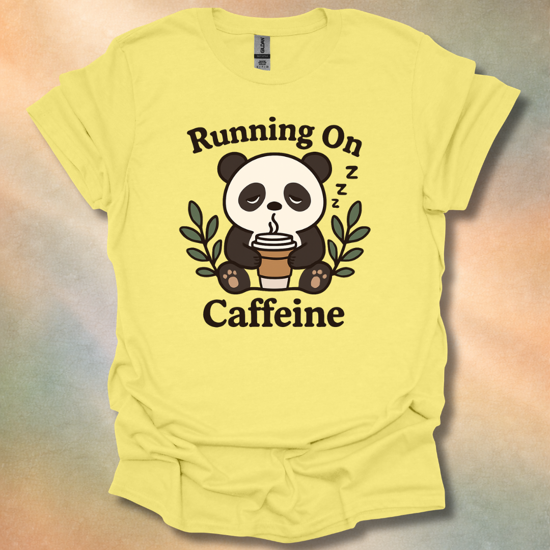 Cute Panda Coffee T-Shirt