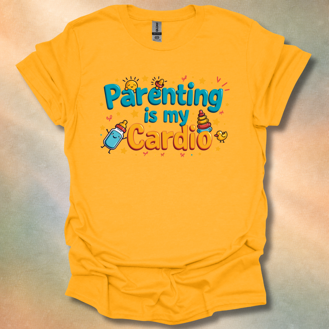 Funny Kawaii Parenting Is My Cardio T-Shirt