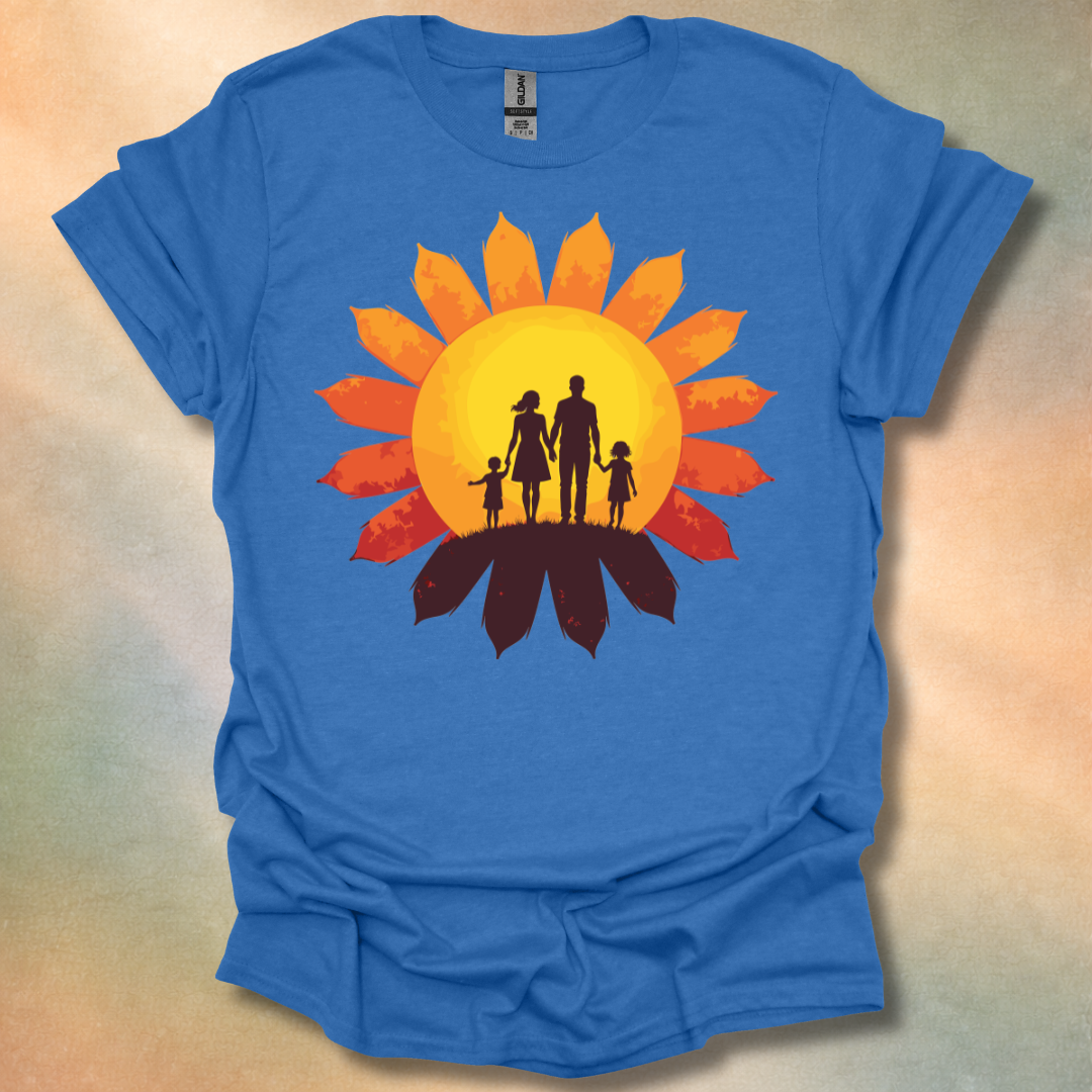 Family In Sunset T-Shirt