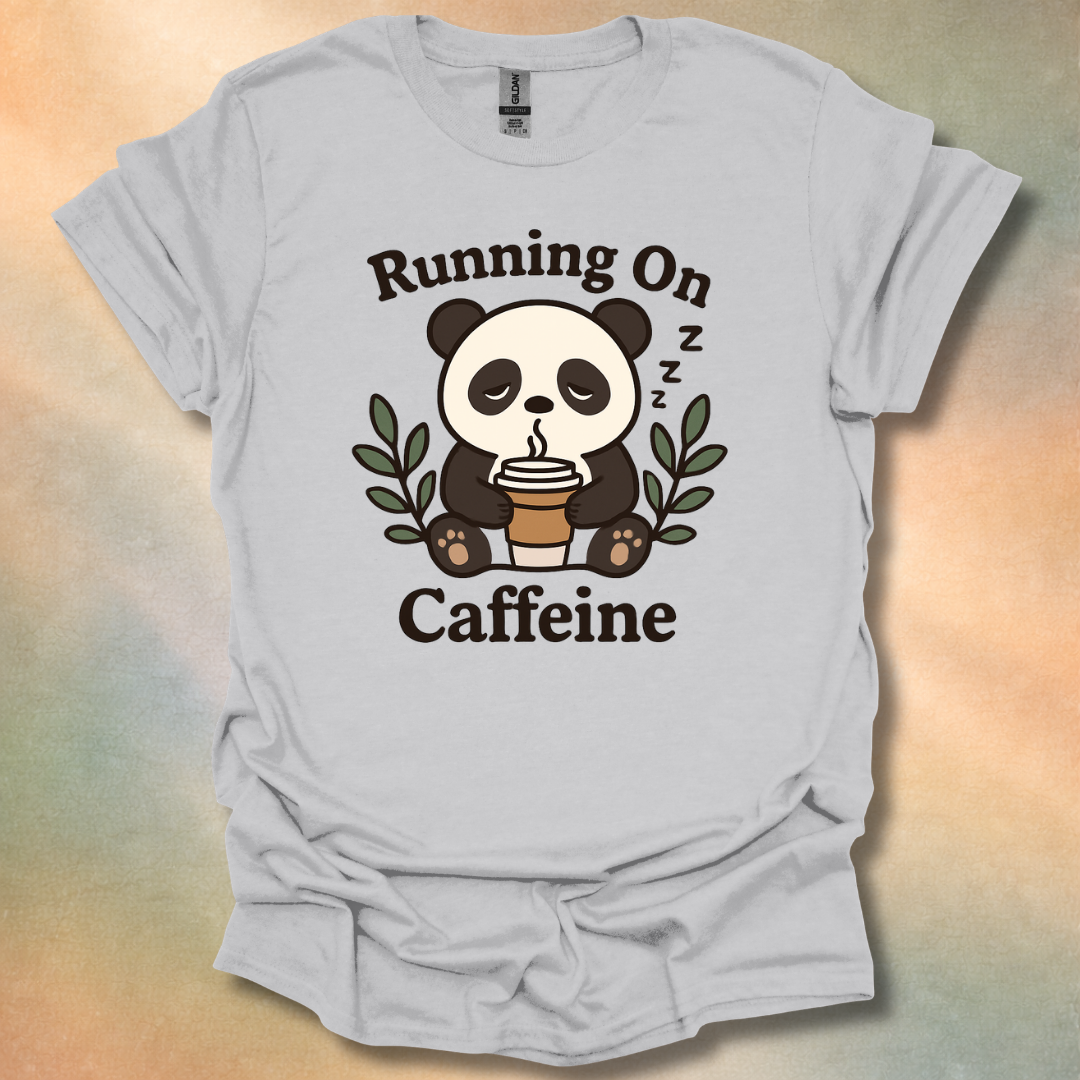 Cute Panda Coffee T-Shirt
