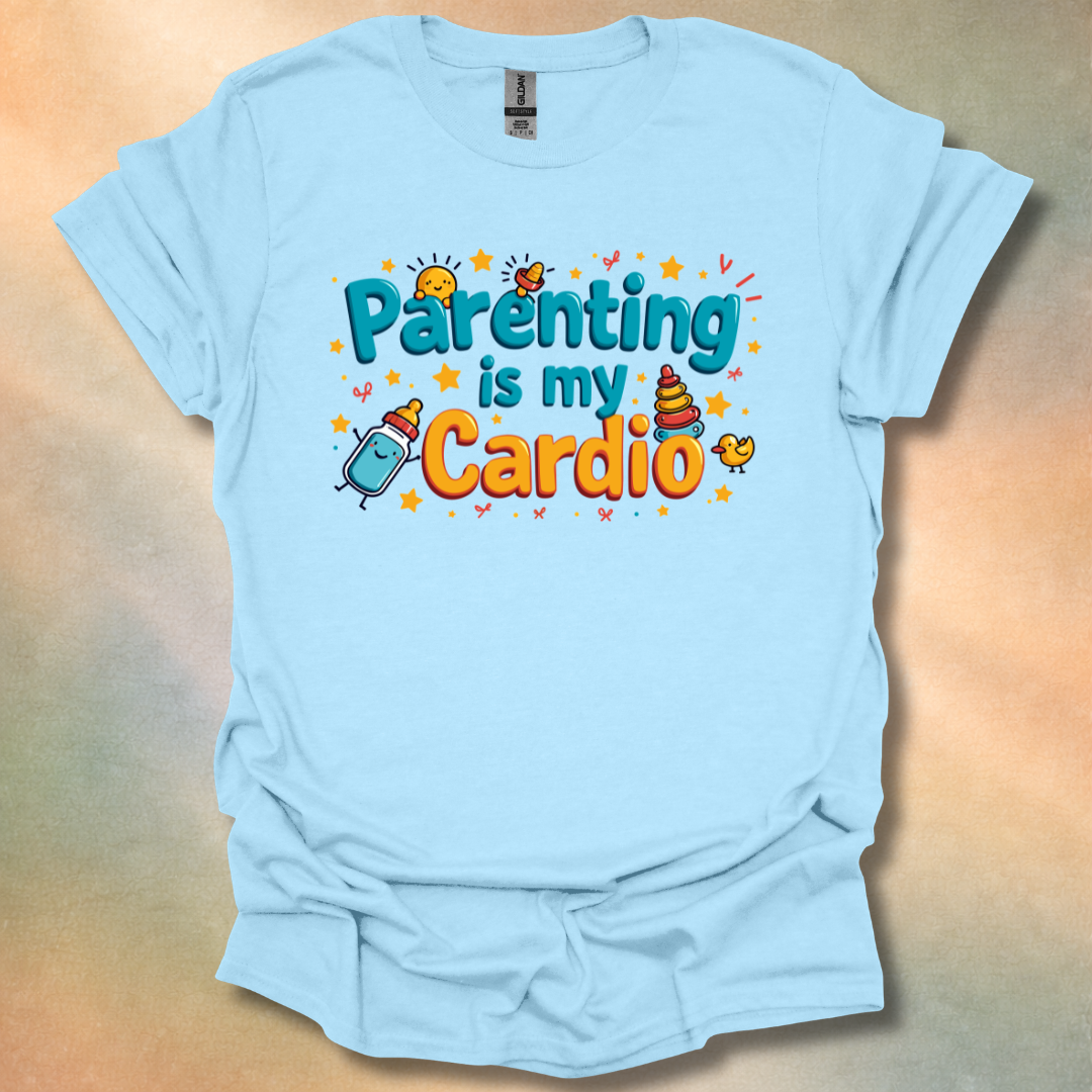 Funny Kawaii Parenting Is My Cardio T-Shirt