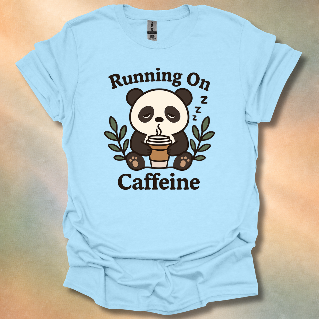 Cute Panda Coffee T-Shirt