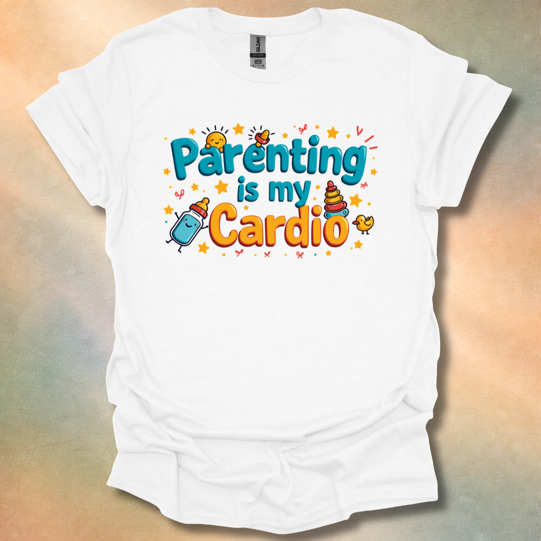 Funny Kawaii Parenting Is My Cardio T-Shirt