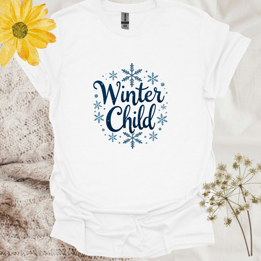 Cutesy Loving Winter Child T-Shirt