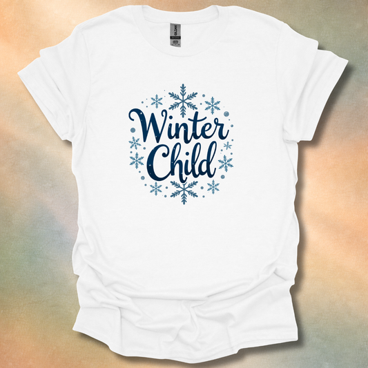 Cutesy Loving Winter Child T-Shirt