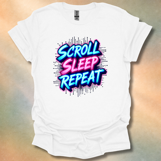 Scroll Sleep Repeat T-Shirt